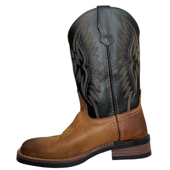 J. B. Dillon Cowboy Western Boots Women Kids EUC Size W8 Ch6 - Picture 2 of 9